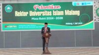 Hadiri Pelantikan Rektor Unisma, Pj Wali Kota Malang Siap Bersinergi dalam Pendidikan, UMKM dan Sertifikasi Halal