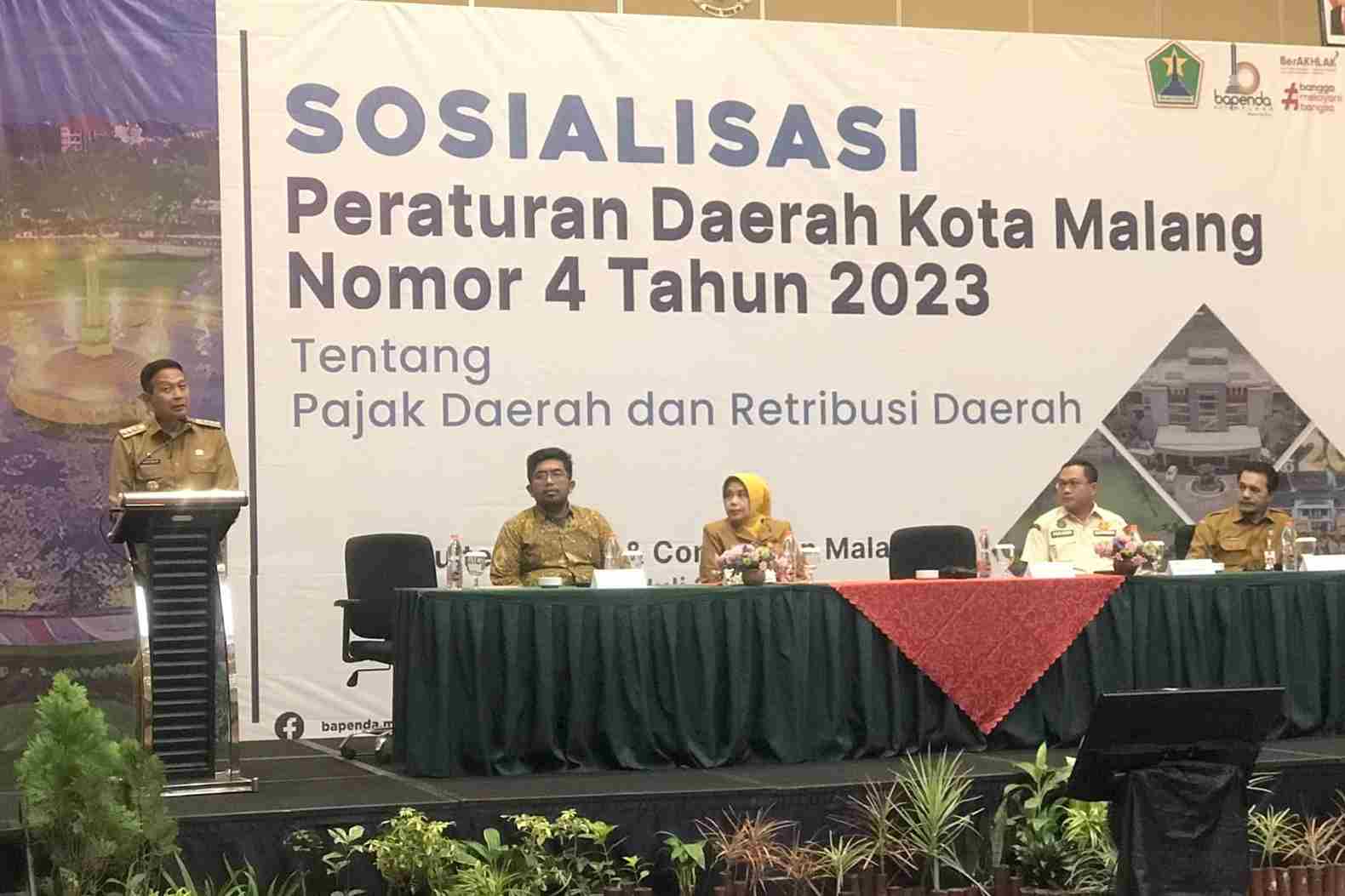 Pj Wali Kota Malang Berharap Sosialisasi Perda Pajak Daerah Memberikan Sarana Informasi dan Tingkatkan PAD