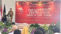 Pj Wali Kota Malang saat membuka sarasehan sejarah perjuangan pelajar TRIP di Museum Brawijaya. (afi) - Jasmerah! Pj Wali Kota Malang Ajukan Perubahan Nama Jalan Pandan Menjadi Jalan Mas Isman