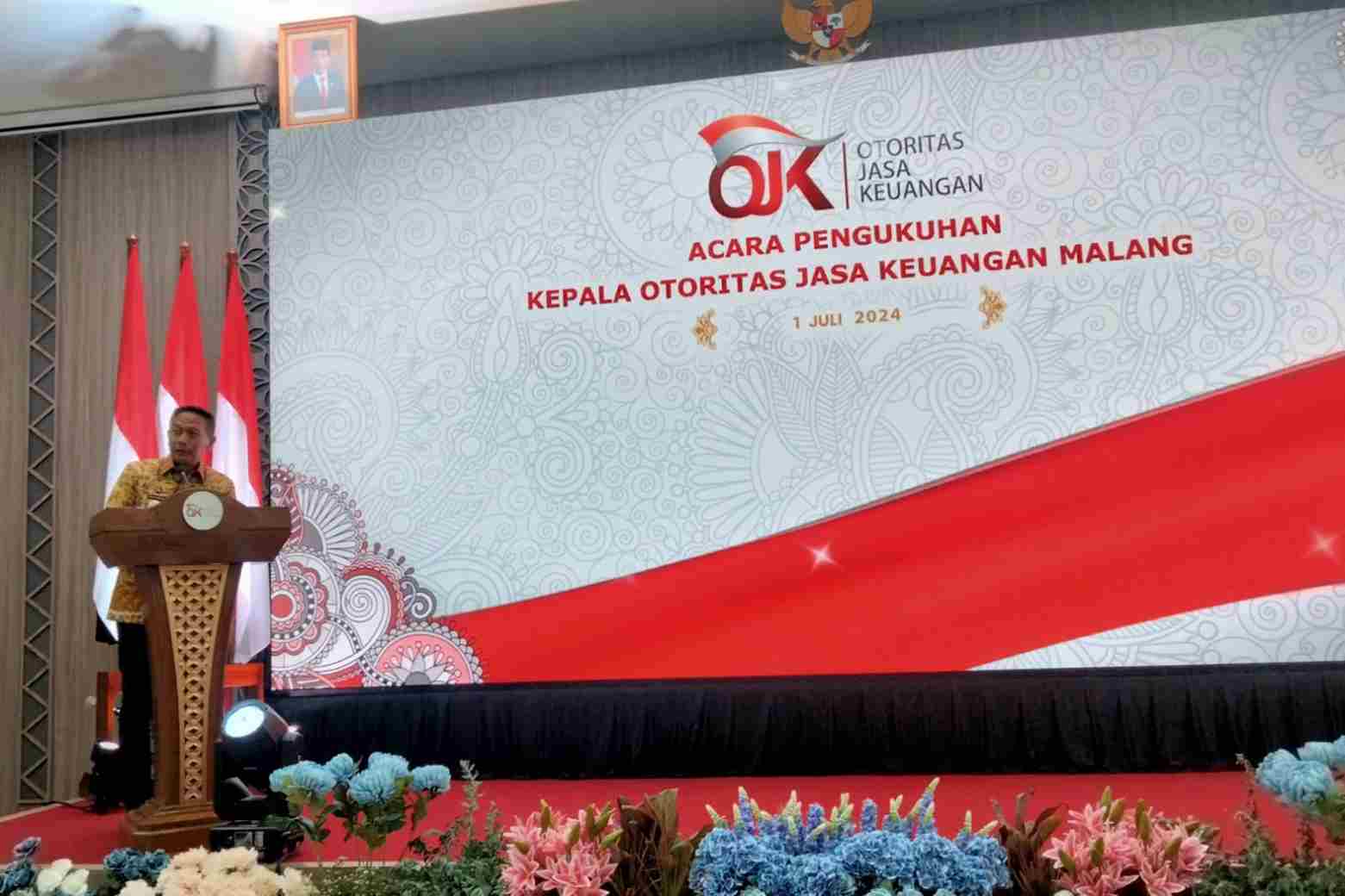 Hadiri Pengukuhan Kepala OJK, Pj Wali Kota Malang Siap Berkolaborasi Mengedukasi masyarakat