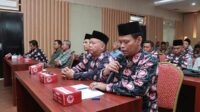 Polres Jember saat melakukan koordinasi himbauan bersama PSHT cabang Jember. (Seru.co.id/amb) - Ketua Cabang PSHT Jember Siap Cari dan Serahkan Oknum Pengeroyokan Anggota Polisi