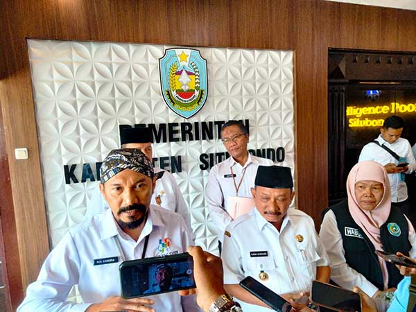 Press rilis BPS bersama Bupati Situbondo. (Seru.co.id/aza) - Hasil Survei BPS, Angka Kemiskinan Kabupaten Situbondo Menurun