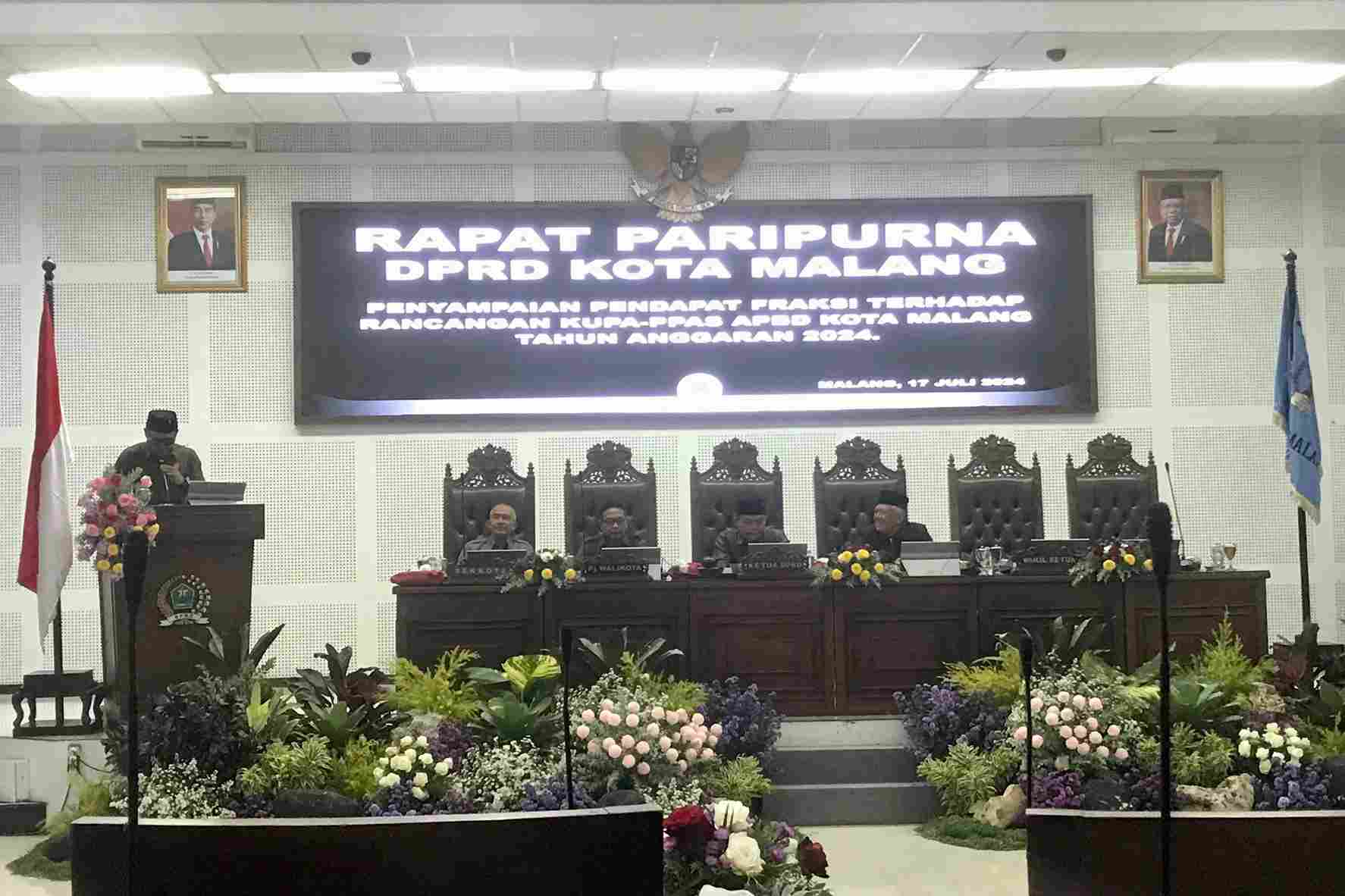 Semua Fraksi DPRD Kota Malang Setujui Percepatan Rancangan APBD KUA-PPAS APBD 2024
