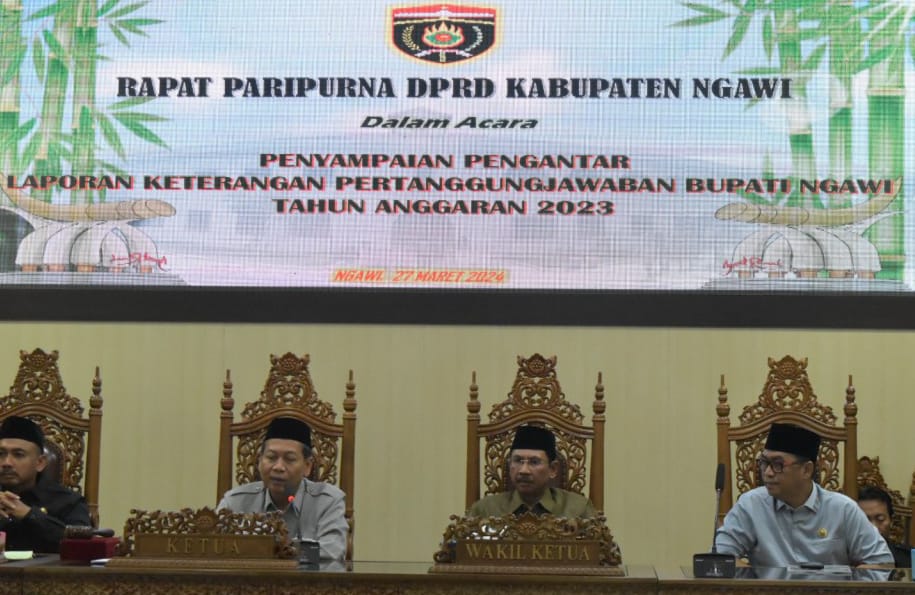 DPRD Ngawi Beri Sederet Catatan Terkait LKPJ Bupati 2023