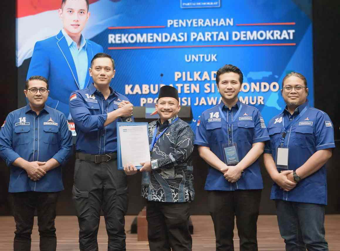 Bung Karna Resmi Terima Surat Rekomendasi B1-KWK Partai Demokrat