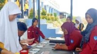 Tim Kampus Mengajar UB saat berada di SMP 59 Batam. (ist) - Pengalaman Berkesan dan Menantang Tim UB Kampus Mengajar Anak-anak SMP di Batam