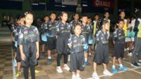 Upacara pembukaan Kejurkot Bulu Tangkis di GOR Ganesha Batu. (ist) - Kejurkot Bulu Tangkis di Batu Memperebutkan Piala Ketua Umum KONI