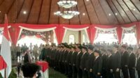 Anggota DPRD saat berlangsungnya pelantikan. (Seru.co.id/udi) - 45 DPRD Pamekasan Resmi Dilantik, Halili: Setiap Kebijakan Harus Berpihak pada Rakyat
