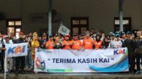 Angkutan kereta api gratis peserta Tajemtra Tahun 2023 lalu. (Seru.co.id/amb) - Peserta Gerak Jalan Tajemtra Bisa Naik Kereta Api Gratis dari Stasiun Jember