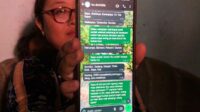 Bukti percakapan Yunita dengan MMJ menggunakan media sosial Whatsapp. (Seru.co.id/wul) - Merasa Ditipu, Pengusaha Sembako Merugi Puluhan Karton Minyak Goreng