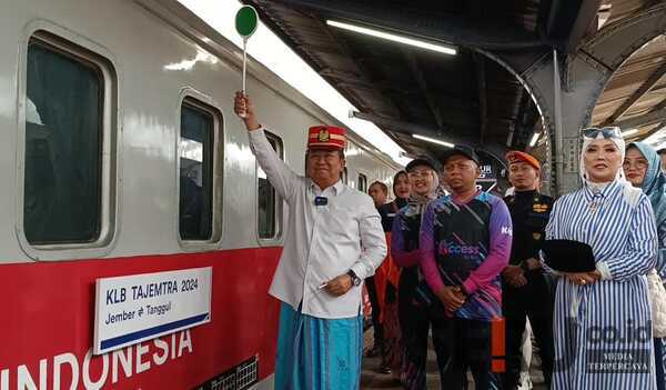 396 Penumpang Penuhi Angkutan Gratis KLB Peserta Gerak Jalan Tanggul-Jember