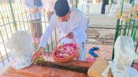 Bupati Situbondo bersama Ketua TP PKK dan Wakil Bupati Situbondo, serta Forkopimda ziarah ke makam Bupati pertama hingga Pahlawan Nasional, Senin (5/8/2024). (Seru.co.id/bro) - Peringati Harjakasi ke-206, Bung Karna Ziarah Makam Bupati Pertama dan Pahlawan Nasional