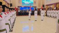 Dandim 0833 Kota Malang Hadiri Pengukuhan Paskibraka Kota Malang