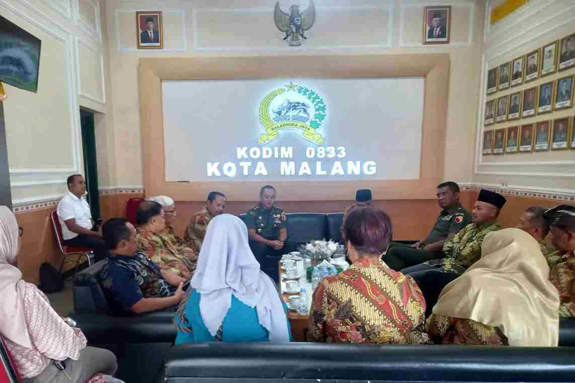 Dandim 0833/Kota Malang Terima Audiensi Forum Kerukunan Umat Beragama