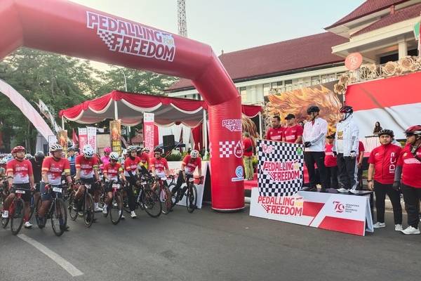 Dandim 0833/Kota Malang Turut Memberangkatkan Pedalling For Freedom
