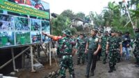 Danrem 083/Bdj tinjau TMMD 121 Kodim 0820/Probolinggo. (penrem083) - Danrem 083/Bdj Tinjau TMMD 121 Kodim 0820/Probolinggo