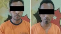 Dua pelaku pencurian di PG Kebon Agung. (ist) - Dua Pria Diamankan Setelah Terpergok Mencuri Besi Tua di PG Kebon Agung