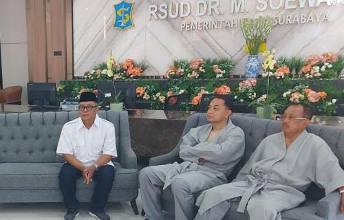 ErJi Jalani Tes Kesehatan di RSUD Soewandhie