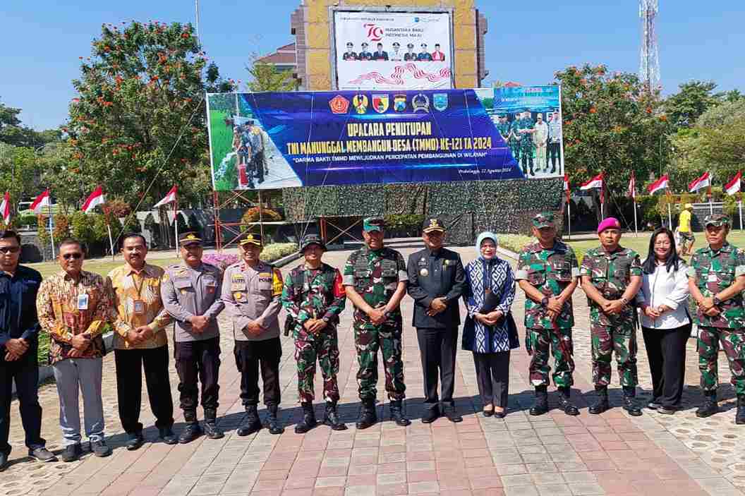 TMMD ke-121 Kodim 0820/Probolinggo TA 2024 Resmi Ditutup