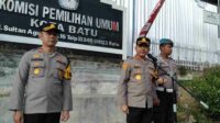 Kapolres Batu Jamin Keamanan Paslon Wali Kota dan Wakil Wali Kota Batu 2024 Saat Pendaftaran