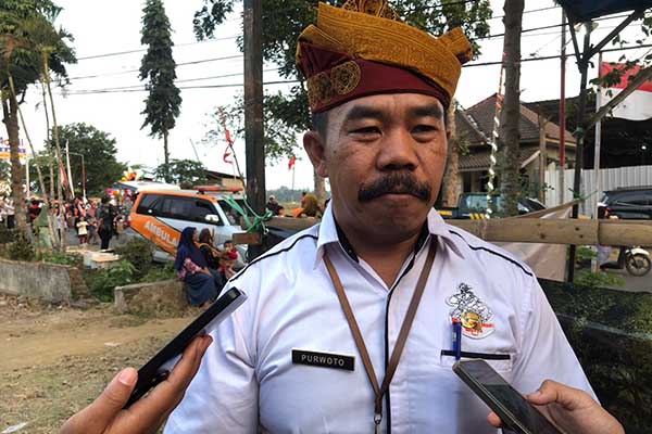 Kepala Dinas Pariwisata dan Kebudayaan Kabupaten Malang, Purwono. (Seru.co.id/wul) - Sejarah Kesenian Bantengan dari Candi Jago, Pemkab Malang Bakal Kembali Daftarkan HaKI