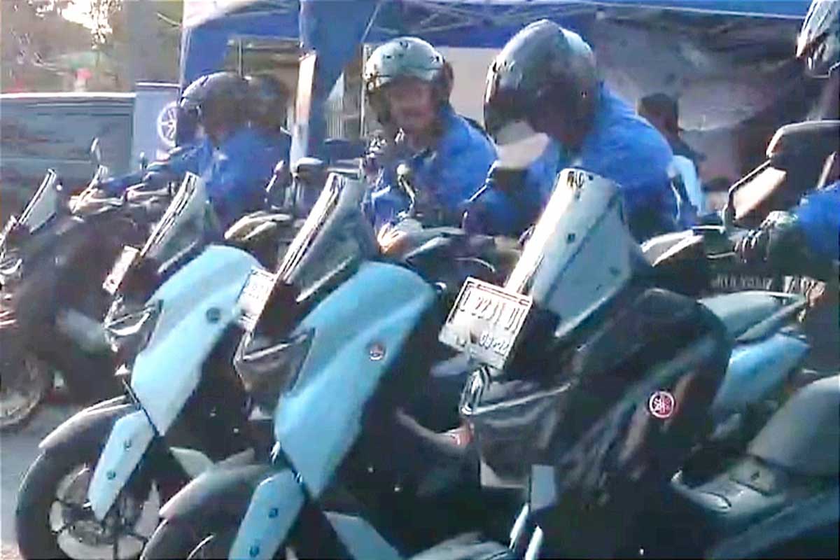 Para pemilik dealer mencoba varian Yamaha Nmax Turbo. (rhd) - Sensasi Berkendara Yamaha Nmax Turbo Bikin Sat Set ala NOS