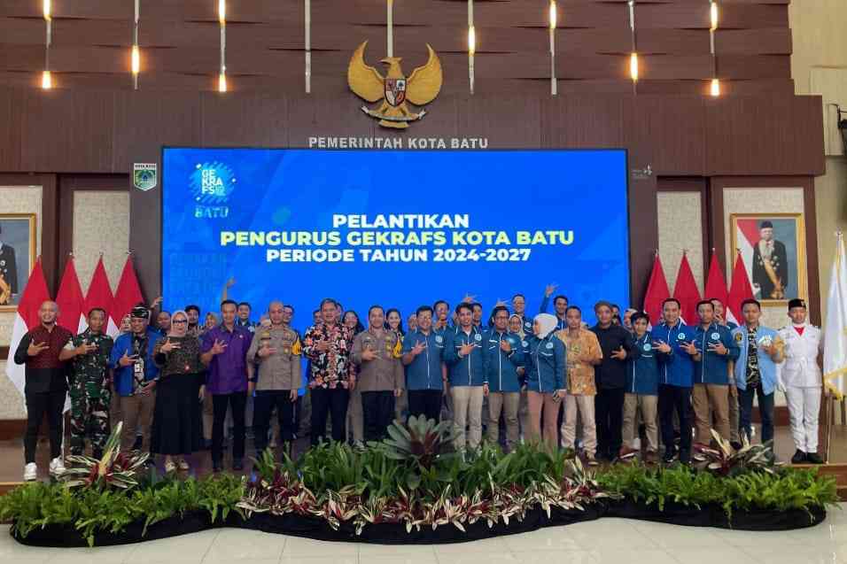 Pengurus Gekrafs Batu Resmi di Lantik Dalam Produk Lokal Fest#6