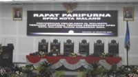Pj Wali Kota Malang sampaikan penjelasan perubahan APBD 2024 saat rapat paripurna DPRD Kota Malang. (afi) - Pj Wali Kota Malang Sampaikan Penjelasan Perubahan APBD 2024 dan Berharap Segera Diselesaikan
