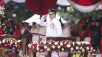 Pj. Wali Kota Aries Agung Bertindak sebagai Inspektur Upacara HUT ke-79 RI di Kota Batu