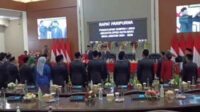 Prosesi pelantikan dan pengambilan sumpah jabatan anggota DPRD kota Batu masa jabatan 2024-2029. (ist) - 30 Anggota DPRD Kota Batu Periode 2024-2029 Resmi Dilantik