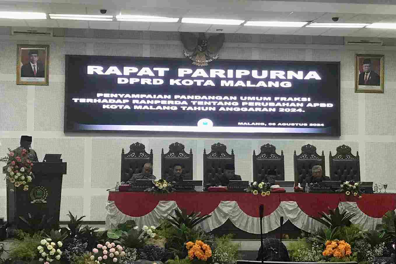 Fraksi DPRD Kota Malang Pertanyakan Strategi Pemkot Malang Mencapai Target Perubahan APBD 2024