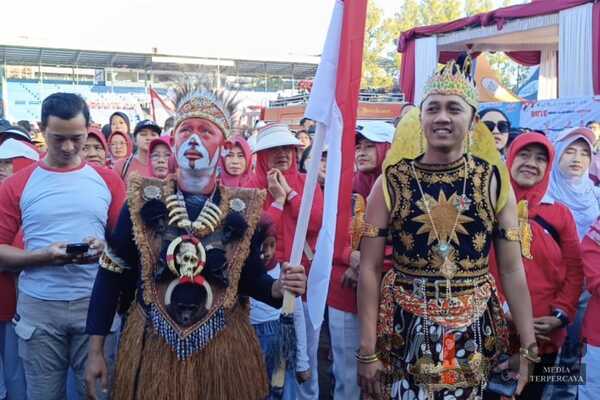 Gerak Jalan Heroik dan Gebyar Senam Kemerdekaan RI Pemkot Batu, Diikuti 55 Ribu Lebih Warga