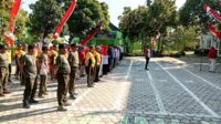 TNI-Polri dan ASN Kecamatan Blimbing gelar apel bersama. (ist) - TNI-Polri dan ASN Kecamatan Blimbing Gelar Apel Bersama