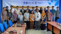 WD IV, Kajur Teknik Sipil bersama Kaprodi, peserta Laboran dan mahasiswa Pendidikan Teknik Bangunan UM. (rhd) - ATC Tekla Polinema Berikan Pelatihan Laboran dan Mahasiswa Teknik Bangunan UM