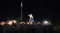 Kapolres Batu Pimpin Apel Kehormatan dan Renungan Suci di TMP Kota Batu