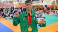 Aryo Pandu Atlet Tarung Derajat Asal Kota Batu Raih Medali Emas PON XXI 2024