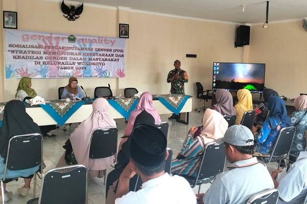 Babinsa Koramil Kedungkandang Hadiri Sosialisasi Pengarusutamaan Gender