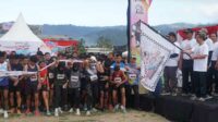 Colour Fun Run Bawaslu Batu diikuti sekitar 1.500 peserta. (ist) - Bawaslu Kota Batu Ajak Generasi Muda Awasi Pemilu Lewat Colour Fun Run 2024