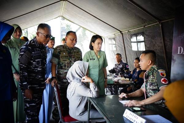 Bhakti Sosial HUT Ke-79 TNI, Korem 083/Bdj Mempererat Kemanunggalan TNI dan Rakyat