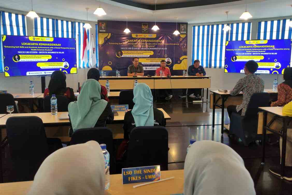 Lokakarya Kemahasiswaan Fikes UMM, Tingkatkan Soft Skill dan Prestasi Akademik Mahasiswa