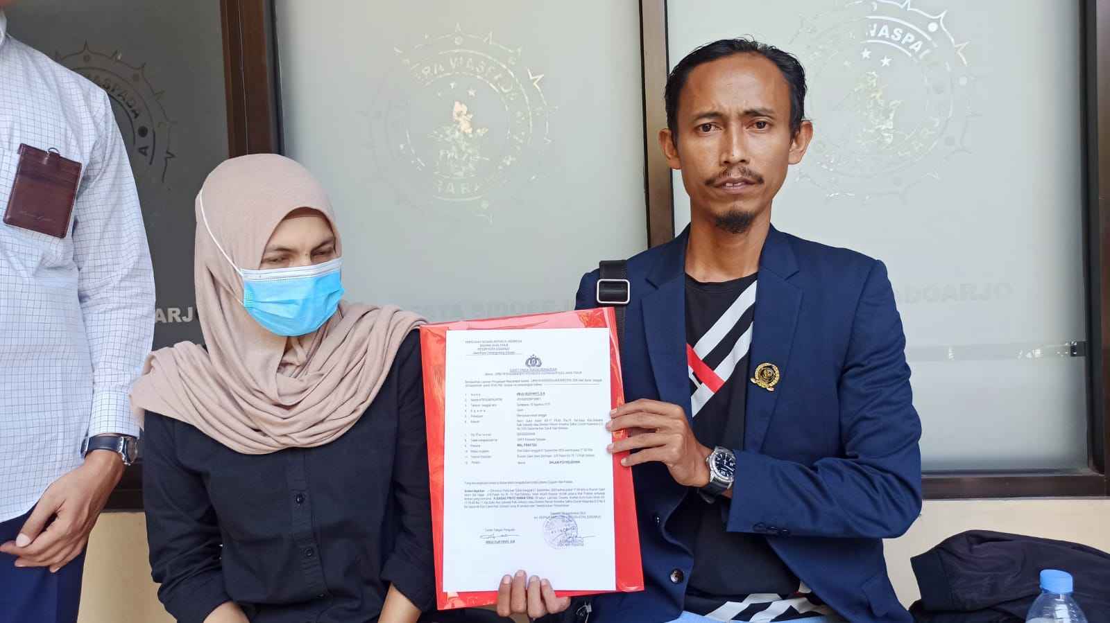 Kematian R. Bhagas Priyo, Keluarga Almarhum Datangi SPKT Polresta Sidoarjo