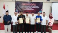 KPU Situbondo menggelar penetapan Paslon Bupati dan calon wakil bupati untuk maju dalam Pilkada serentak 2024, Minggu (22/9/2024). (Seru.co.id/adv/aza) - KPU Situbondo Tetapkan Dua Paslon Bupati dan Wakil Bupati dalam Pilkada Serentak 2024