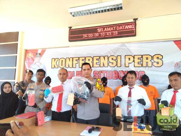 Dalam Sepekan, Polres Situbondo Berhasil Amankan Delapan Pelaku Kejahatan