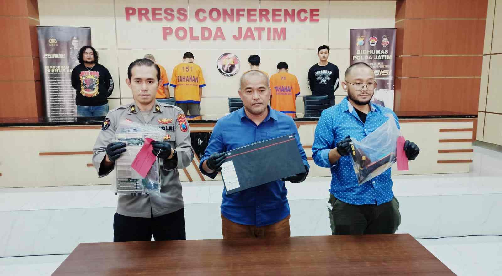 Mantan Karyawan Provider Curi Baterai Tower, Diringkus Subdit  Jatanras