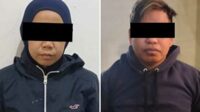 Kedua pelaku pencurian HP. (ist) - Gasak Puluhan Unit HP Milik Konter di Lawang, Sepasang Kekasih Diringkus Polisi