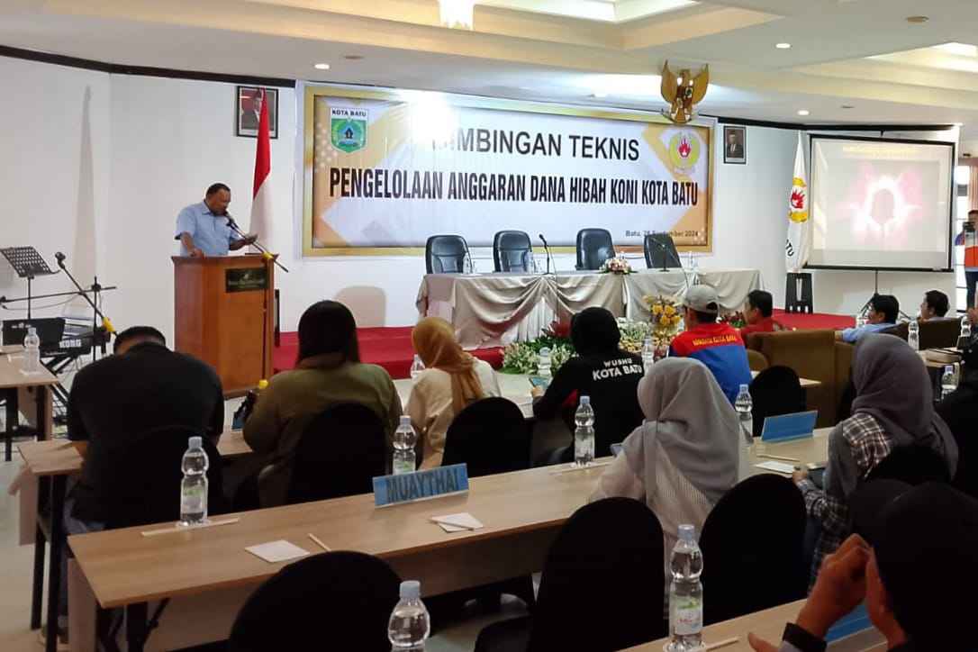 KONI Batu Gelar Bimtek Pengelolaan Anggaran Dana Hibah Seluruh Pengcab Olahraga