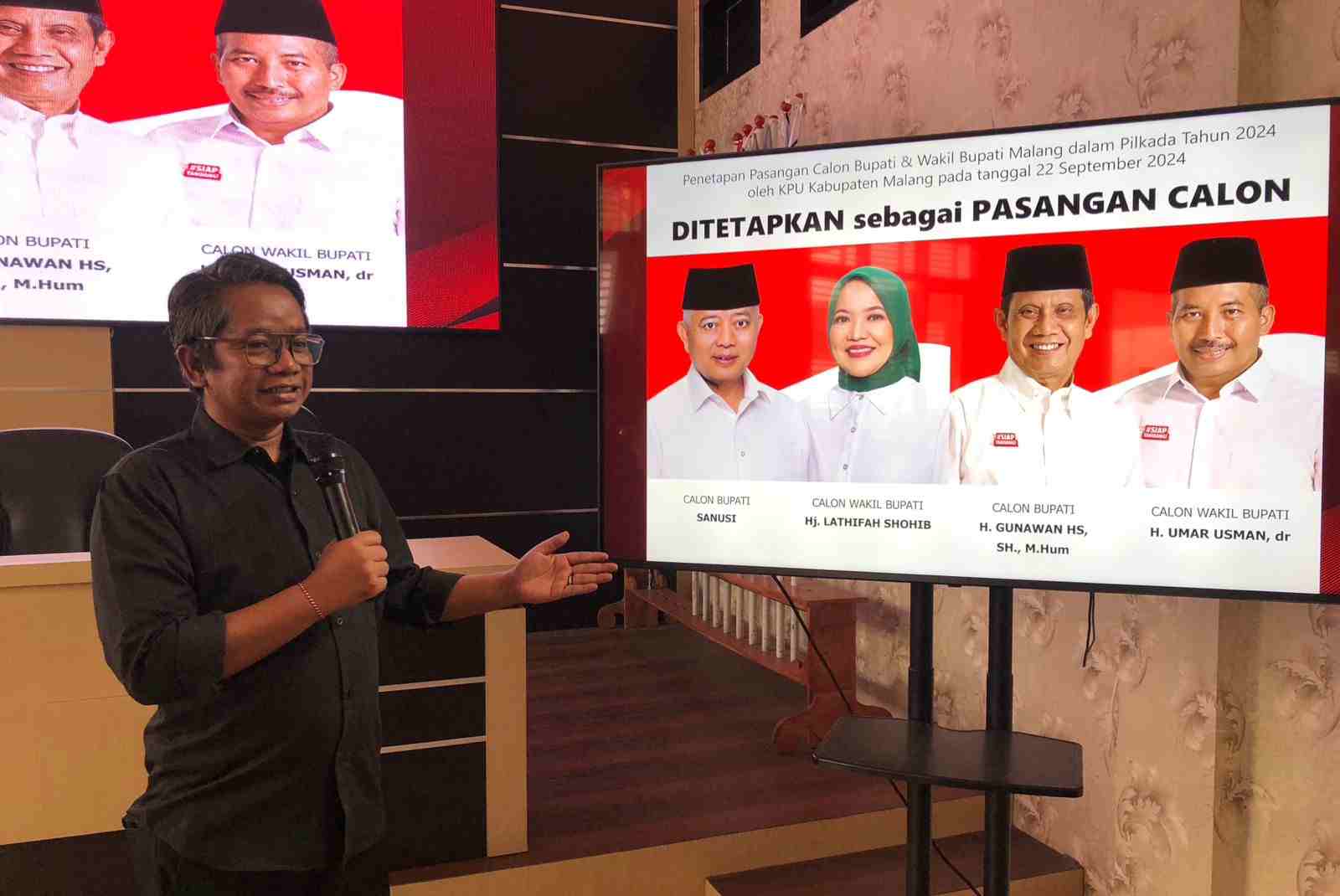 KPU Kabupaten Malang Tetapkan SaLaf dan GUS Sebagai Pasangan Calon Dalam Pilkada 2024