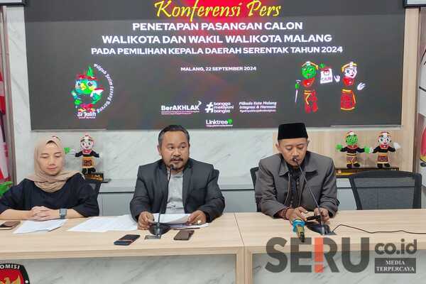 KPU Kota Malang Tetapkan Tiga Paslon Memenuhi Syarat dalam Pilkada 2024