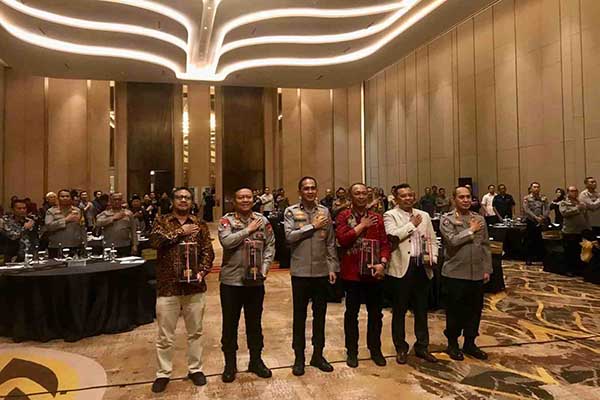 POLRI siap berkolaborasi dengan penyelenggara dan masyarakat untuk sukseskan Pilkada serentak 2024 di Jawa Timur. (afi) - POLRI Siapkan Strategi Pengamanan Pilkada 2024 di Jawa Timur