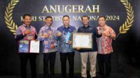 Pj Wali Kota Malang Raih Penghargaan Anugerah Anindhita Wistara Data dari BPS RI